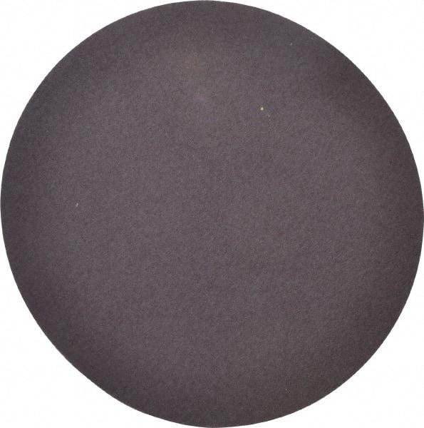 Merit Abrasives - 12" Diam, 50 Grit Aluminum Oxide Adhesive PSA Disc - Coarse Grade, Black, Cloth Backing, Flexible, Use with Stationary Disc Sanders - Benchmark Tooling