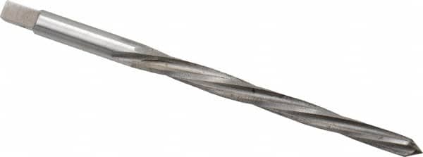 Made in USA - #2/0 Pin, 0.1462" Diam, 0.1137" Small End, 5/32" Diam Straight Shank, 1-9/16" Flute, Taper Pin Reamer - Benchmark Tooling