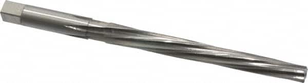 Made in USA - #5 Pin, 0.2994" Diam, 0.2409" Small End, 5/16" Diam Straight Shank, 2-13/16" Flute, Taper Pin Reamer - Benchmark Tooling