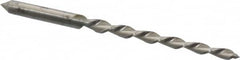 Made in USA - #3/0 Pin, 0.1302" Diam, 0.1029" Small End, 9/64" Diam Straight Shank, 1-5/16" Flute, Taper Pin Reamer - Benchmark Tooling