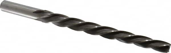 Made in USA - #9 Pin, 0.6066" Diam, 0.4805" Small End, 9/16" Diam Straight Shank, 6-1/16" Flute, Taper Pin Reamer - Benchmark Tooling