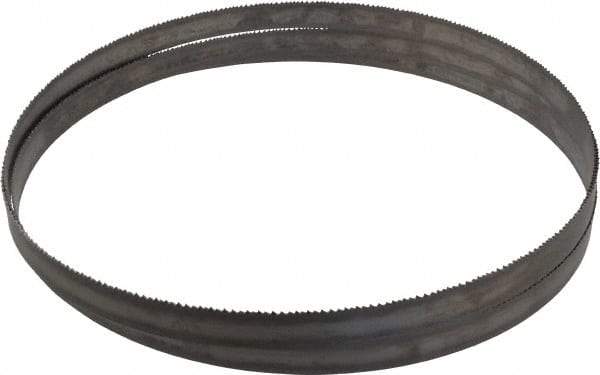 Starrett - 8 to 12 TPI, 9' Long x 3/4" Wide x 0.035" Thick, Welded Band Saw Blade - Bi-Metal, Toothed Edge, Raker Tooth Set, Contour Cutting - Benchmark Tooling