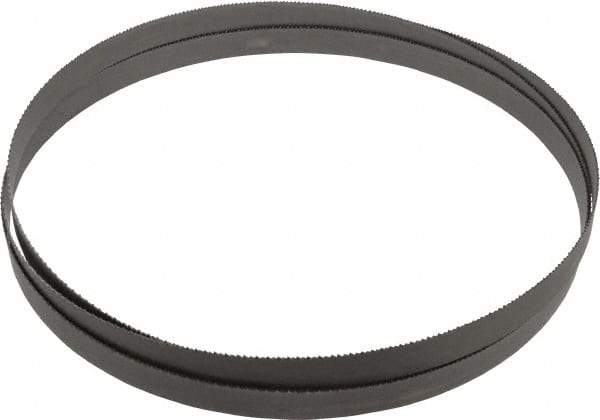 Starrett - 10 to 14 TPI, 8' 11" Long x 3/4" Wide x 0.035" Thick, Welded Band Saw Blade - Bi-Metal, Toothed Edge, Raker Tooth Set, Contour Cutting - Benchmark Tooling