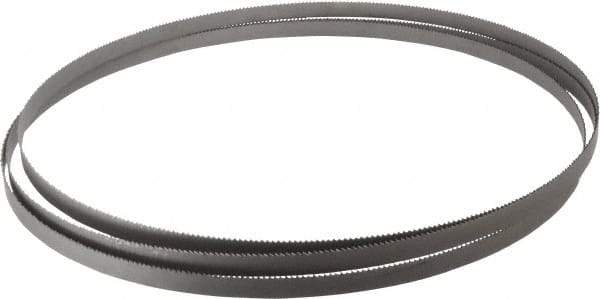 Starrett - 10 TPI, 10' 2" Long x 1/2" Wide x 0.035" Thick, Welded Band Saw Blade - Bi-Metal, Toothed Edge, Raker Tooth Set, Contour Cutting - Benchmark Tooling