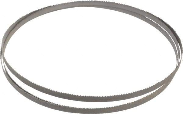 Starrett - 6 to 10 TPI, 10' 2" Long x 1/2" Wide x 0.035" Thick, Welded Band Saw Blade - Bi-Metal, Toothed Edge, Raker Tooth Set, Contour Cutting - Benchmark Tooling