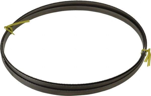 Starrett - 14 TPI, 14' 6" Long x 1/2" Wide x 0.035" Thick, Welded Band Saw Blade - Bi-Metal, Toothed Edge, Raker Tooth Set, Contour Cutting - Benchmark Tooling