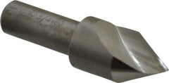 Keo - 3/4" Head Diam, 1/2" Shank Diam, 1 Flute 60° High Speed Steel Countersink - Benchmark Tooling