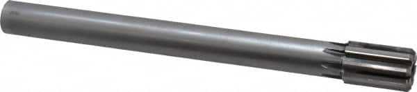 Made in USA - 1-1/16" Diam, 7/8" Max Diam Straight Shank, 1-5/8" Flute Length, Machine Expansion Reamer - Straight Flute, 10-1/2" OAL, Right Hand Cut, 8 Flutes, Carbide-Tipped, Bright Finish - Benchmark Tooling