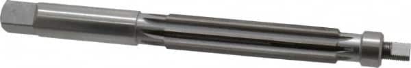 Made in USA - 3/4" Reamer Diam, 0.7450" Diam Straight Shank, 2-11/16" Flute Length, Hand Expansion Reamer - Straight Flute, 7-1/16" OAL, Right Hand Cut, 8 Flutes, High Speed Steel - Benchmark Tooling