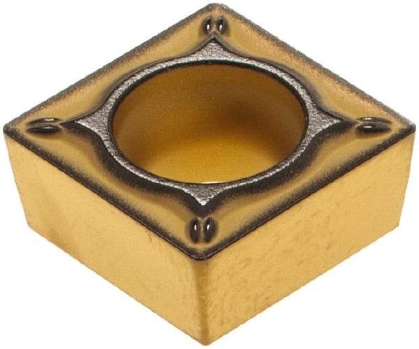 Sumitomo - SCMT32.51 ESU Grade AC700G Carbide Turning Insert - TiC Finish, 90° Square, 3/8" Inscr Circle, 5/32" Thick, 1/64" Corner Radius - Benchmark Tooling