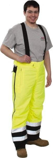 OccuNomix - Size 2XL, Black & Yellow, Rain Pants - 3 Pockets - Benchmark Tooling