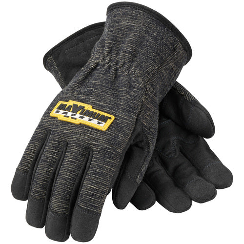 73-1703/S Task Specific Gloves - FR Treated Synthetic Leather Glove - Kevlar Lined - Reinforced Palm - Exact Industrial Supply
