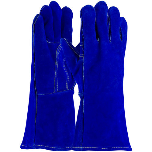 73-7007RHO Welders / Foundry Gloves - Bl. Bison Welding Glove - Select Shoulder - Cotton Lined - Kevlar Stitch - Exact Industrial Supply