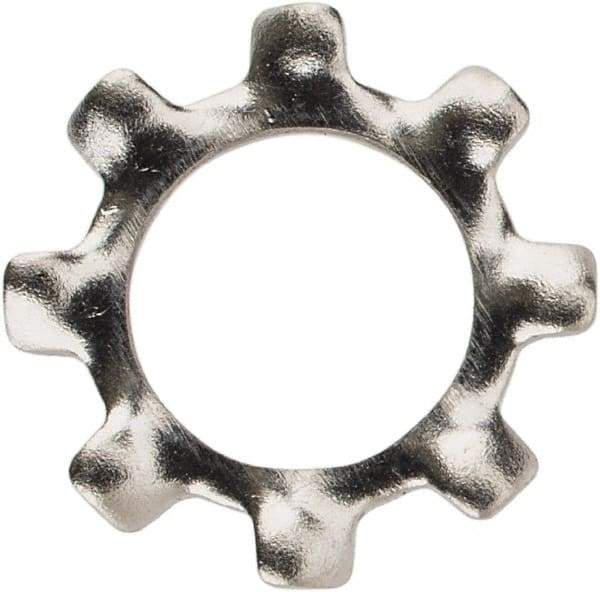 Value Collection - M5 Screw, 5.3mm ID, Stainless Steel External Tooth Lock Washer - 10mm OD, Uncoated, Grade 18-8 & Austenitic A2 - Benchmark Tooling