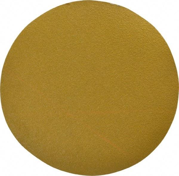 Made in USA - 6" Diam, 80 Grit, Aluminum Oxide Hook & Loop Disc - Medium Grade, Coated, C Weight Paper Backing, - Benchmark Tooling