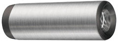 Jergens - 1/2" Diam x 3/4" Pin Length Alloy Steel Pull Out Dowel Pin - C 47-58 & C 60-64 (Surface) Hardness, 1 Beveled & 1 Threaded End - Benchmark Tooling