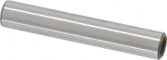 Jergens - 1/4" Diam x 1-1/2" Pin Length Alloy Steel Pull Out Dowel Pin - C 47-58 & C 60-64 (Surface) Hardness, 1 Beveled & 1 Threaded End - Benchmark Tooling