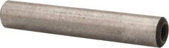 Jergens - 3/8" Diam x 2-1/4" Pin Length Alloy Steel Pull Out Dowel Pin - C 47-58 & C 60-64 (Surface) Hardness, 1 Beveled & 1 Threaded End - Benchmark Tooling