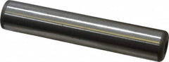 Jergens - 3/4" Diam x 4" Pin Length Alloy Steel Pull Out Dowel Pin - C 47-58 & C 60-64 (Surface) Hardness, 1 Beveled & 1 Threaded End - Benchmark Tooling