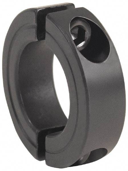 Climax Metal Products - 3-5/8" Bore, Steel, Two Piece Clamping Shaft Collar - 5" Outside Diam, 7/8" Wide - Benchmark Tooling