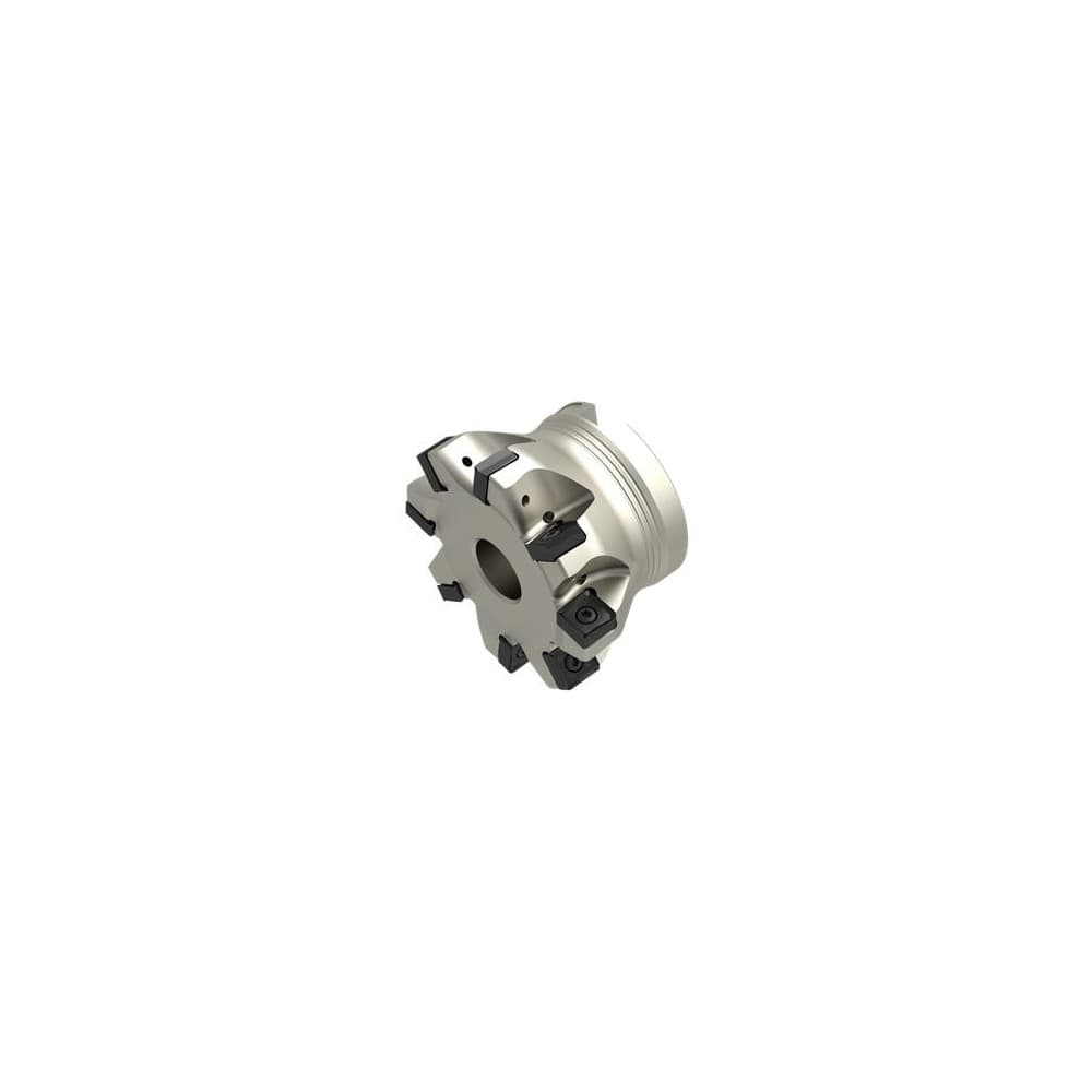 Indexable Square-Shoulder Face Mill: A491600R0912B150200EF, 6'' Cut Dia, 1.5000″ Arbor Hole Dia, 0.3150″ Max Cutting Depth Uses 9, SNHU 1204 Inserts, Through Coolant, Series A491-12