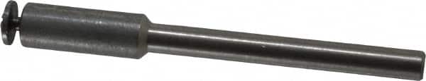 Made in USA - 1/8" Shank Rubberized Abrasive Point Mandrel - 1/16" Hole Compatibility, for Small Wheels - Benchmark Tooling