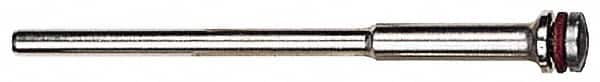 Made in USA - 3/32" Shank Rubberized Abrasive Point Mandrel - 1/16" Hole Compatibility, for Small Wheels - Benchmark Tooling