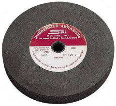 Made in USA - 8" Diam x 1/2" Hole x 3/4" Thick, 46 Grit Surface Grinding Wheel - Aluminum Oxide/Silicon Carbide Blend, Coarse Grade, 2,600 Max RPM - Benchmark Tooling