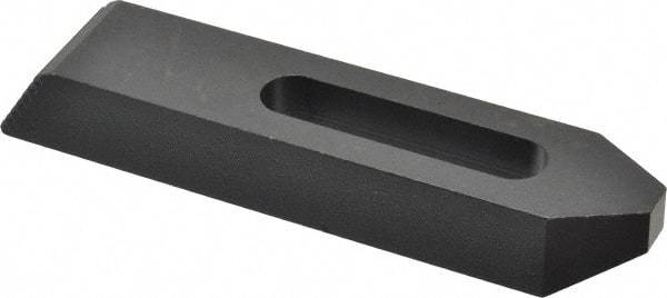 Gibraltar - M12mm Stud, Steel, Plain Strap Clamp - 52mm Travel, 152mm OAL x 32mm Wide x 19mm High, Black Oxide Finish, Tapered Nose - Benchmark Tooling
