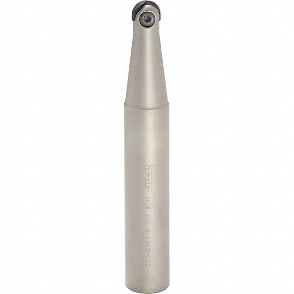 Iscar - 25mm Cut Diam, 0.059" Max Depth, 25mm Shank Diam, Weldon Shank Indexable High-Feed End Mill - Screw Holding Method, FF WOMT/WOCT, FF WOMW Insert, FF EW Toolholder, Through Coolant - Benchmark Tooling