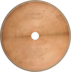 Norton - 6" Diam x 5/8" Hole, 100 Grit Surface Grinding Wheel - Diamond, Type 1A1R, Coarse Grade - Benchmark Tooling