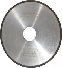 Norton - 6" Diam x 1-1/4" Hole, 100 Grit Surface Grinding Wheel - Diamond, Type 1A1R, Coarse Grade - Benchmark Tooling