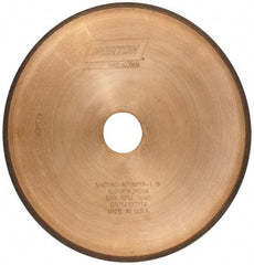 Norton - 8" Diam x 1-1/4" Hole, 180 Grit Surface Grinding Wheel - Diamond, Type 1A1R, Medium Grade - Benchmark Tooling