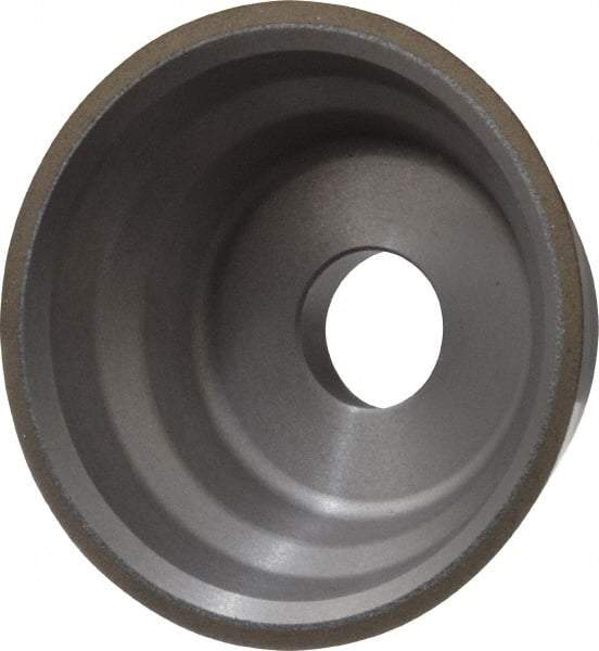Norton - 3" Diam, 3/4" Hole Size, 1-1/4" Overall Thickness, 150 Grit, Type 11 Tool & Cutter Grinding Wheel - Very Fine Grade, Diamond, Resinoid Bond - Benchmark Tooling