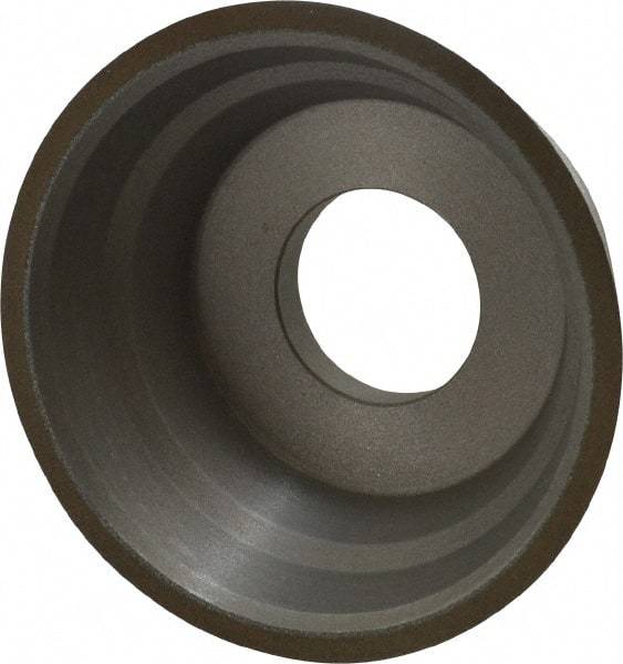 Norton - 3-3/4" Diam, 1-1/4" Hole Size, 1-1/2" Overall Thickness, 150 Grit, Type 11 Tool & Cutter Grinding Wheel - Very Fine Grade, CBN, Resinoid Bond - Benchmark Tooling