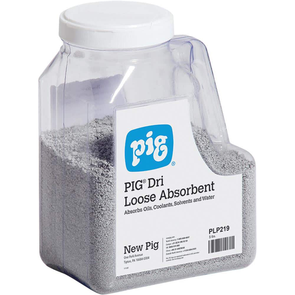 Granular Sorbents/Absorbents; Product Type: Absorbent; Application: General Absorbent; Container Size: 5 Lb; Container Type: Jug; Total Package Absorption Capacity: 63 gal; Material: Cellulose Fiber; Calcium Carbonate; Kaolin Clay; Features: Fragrance ™