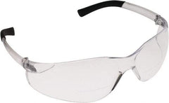 PRO-SAFE - +2, Clear Lenses, Scratch Resistant, Frameless Magnifying Safety Glasses - UV Protection - Benchmark Tooling