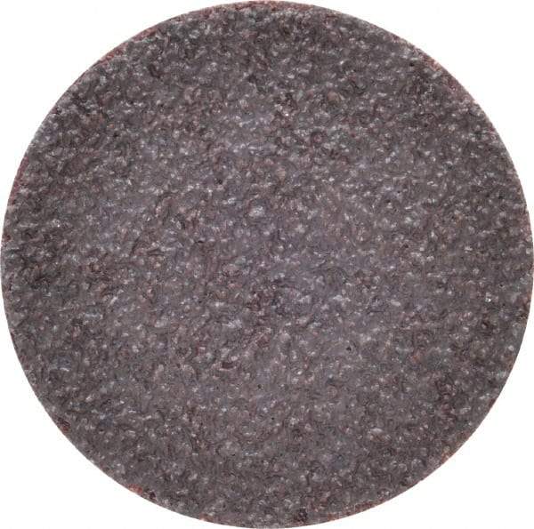 Norton - 2" Disc Diam, 36 Grit, Aluminum Oxide Quick Change Disc - Type R Attaching System, Coated, Brown, Very Coarse Grade, 25,000 RPM, R228 Series - Benchmark Tooling