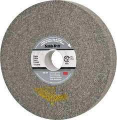 3M - 6" Diam, 1" Face Width, 1" Center Hole, Fine Grade, Silicon Carbide Deburring Wheel - Convolute, Hard Density 10 Grade, 6,000 RPM - Benchmark Tooling