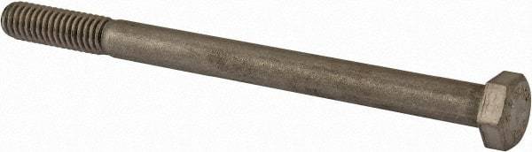Value Collection - 5/16-18 UNC, 4-1/4" Length Under Head Hex Head Cap Screw - Partially Threaded, Grade 18-8 Stainless Steel, Uncoated, 1/2" Hex - Benchmark Tooling