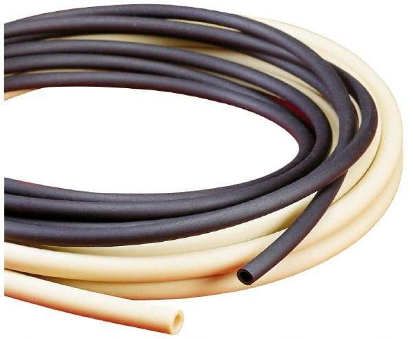 Made in USA - 5/16" ID x 13/16" OD, 1/4" Wall Thickness, Cut to Length (50' Standard Length) TPE Tube - Natural, 125 Max psi, 73 Shore A Hardness - Benchmark Tooling