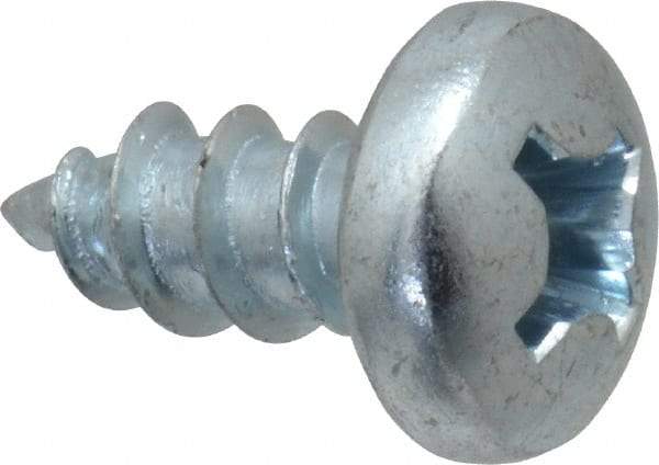 Value Collection - #12 Pan Head Phillips Sheet Metal Screw - Steel, 1/2" Length Under Head, Grade 2 - Benchmark Tooling
