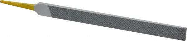 PFERD - 6" Swiss Pattern Regular Pillar File - Double Cut, 1/2" Width Diam x 5/32" Thick, With Tang - Benchmark Tooling