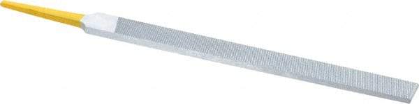 PFERD - 6" Swiss Pattern Regular Pillar File - Double Cut, 1/2" Width Diam x 5/32" Thick, With Tang - Benchmark Tooling