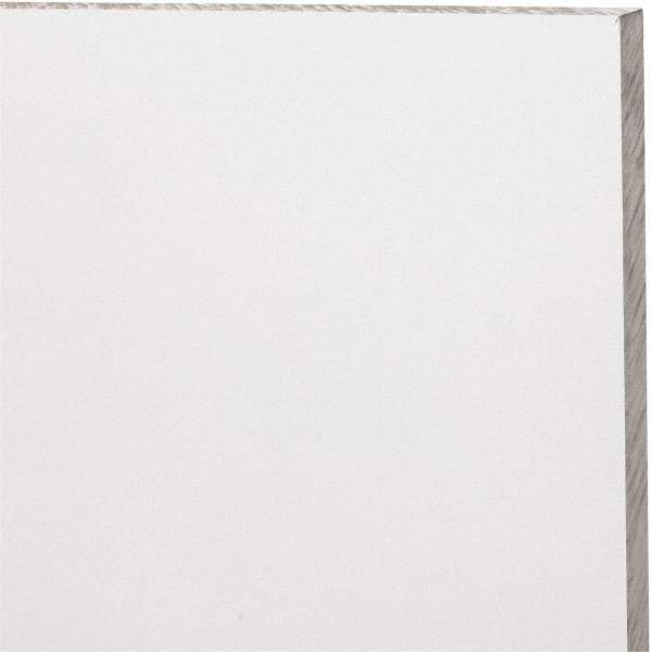 Made in USA - 3/8" Thick x 24" Wide x 4' Long, Polycarbonate Sheet - Clear, Static Dissipative Grade - Benchmark Tooling