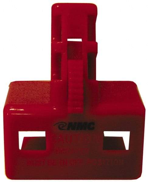 NMC - Plastic Multi-Pole Circuit Breaker Lockout - 1 Padlock, 3 Circuits - Benchmark Tooling