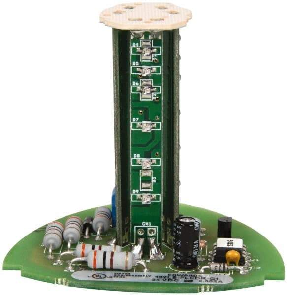 Edwards Signaling - LED Lamp, Red, Flashing, Stackable Tower Light Module - 24 VDC, 0.06 Amp, IP54, IP65 Ingress Rating, 3R, 4X NEMA Rated, Panel Mount, Pipe Mount - Benchmark Tooling