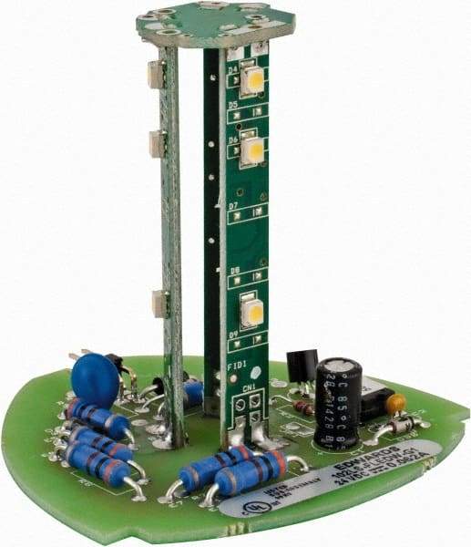 Edwards Signaling - LED Lamp, White, Flashing, Stackable Tower Light Module - 24 VDC, 0.06 Amp, IP54, IP65 Ingress Rating, 3R, 4X NEMA Rated, Panel Mount, Pipe Mount - Benchmark Tooling