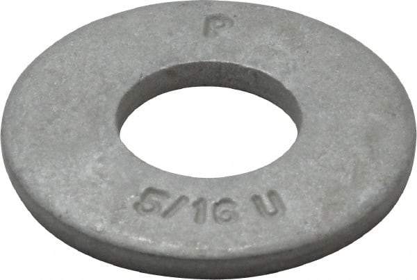 Armor Coat - 5/16" Screw, Grade 8 Alloy Steel USS Flat Washer - 3/8" ID x 7/8" OD, 0.094" Thick - Benchmark Tooling