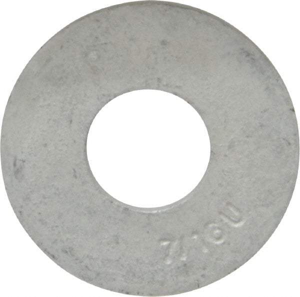 Armor Coat - 7/16" Screw, Grade 8 Alloy Steel USS Flat Washer - 1/2" ID x 1-1/4" OD, 0.094" Thick - Benchmark Tooling